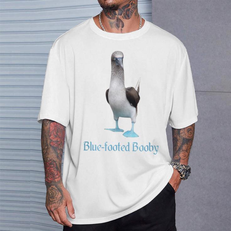アオアシカツオドリの品種鳥類学 Tシャツ 彼への贈り物