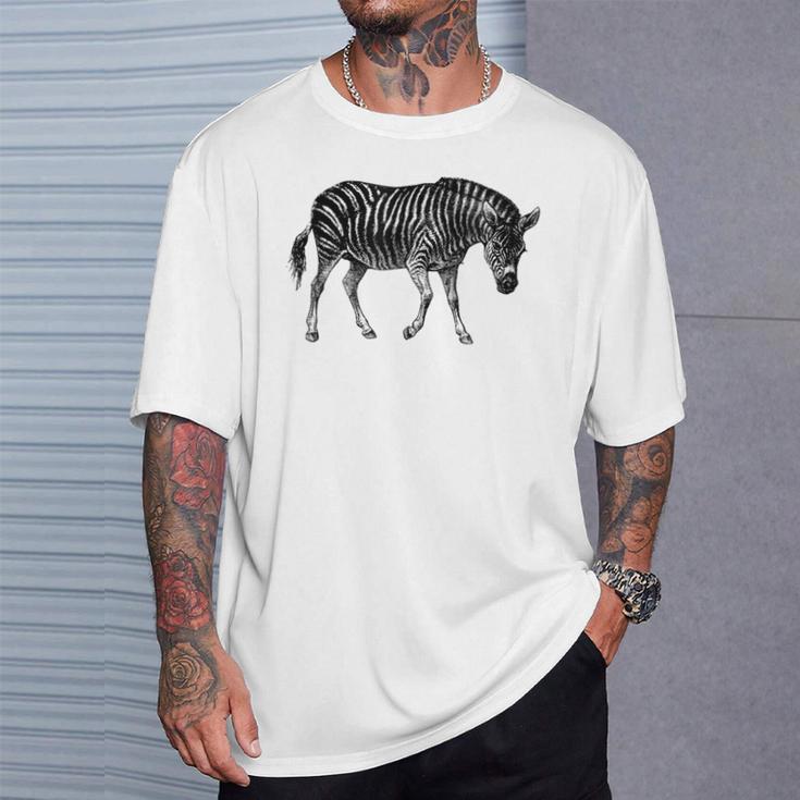 アフリカンゼブラプリント Tシャツ 彼への贈り物