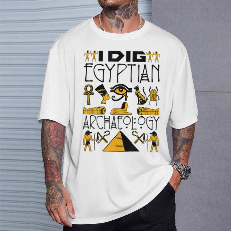 エジプト考古学 面白い クール 古代エジプトギフト ピラミッド Tシャツ 彼への贈り物