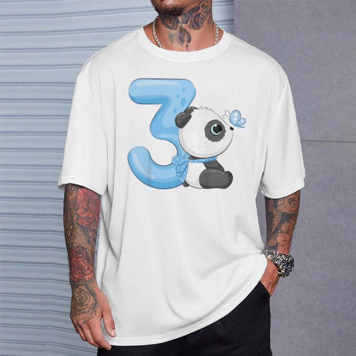 キッズ 女の子 男の子 キッズ 3 歳の誕生日 パンダ バースデー Tシャツ 彼への贈り物