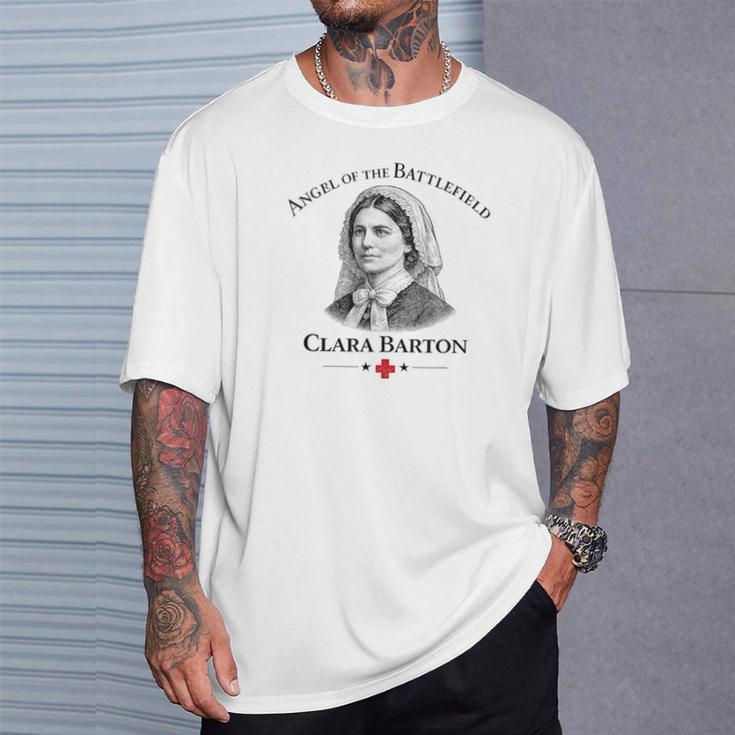 クララ・バートン 戦場の天使 南北戦争看護師 Tシャツ 彼への贈り物