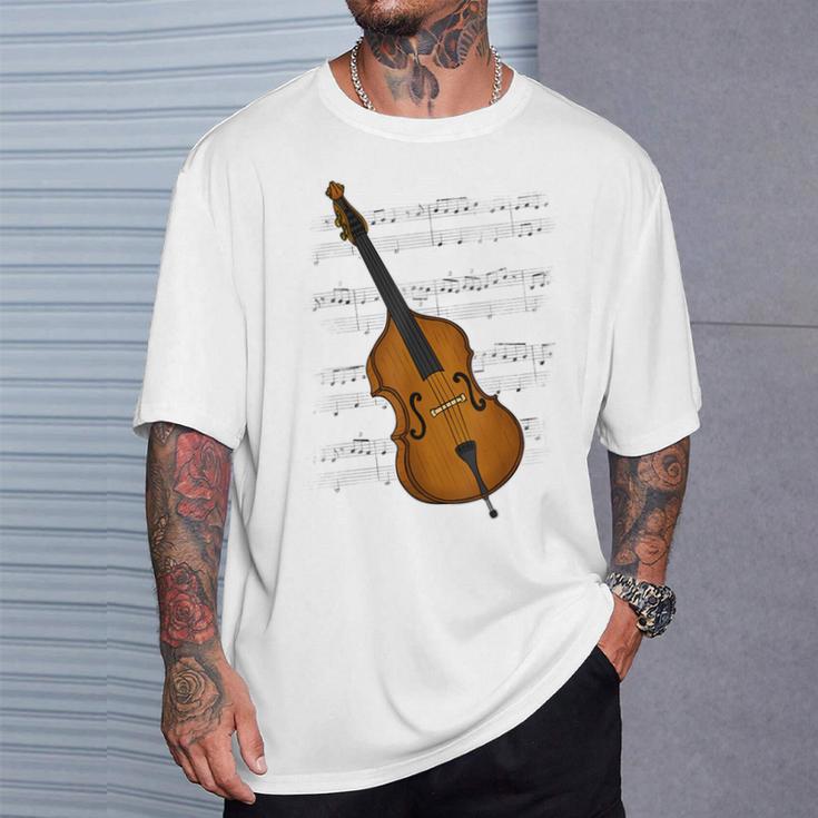 コントラバス講師 ベーシスト ジャズミュージシャン Tシャツ 彼への贈り物
