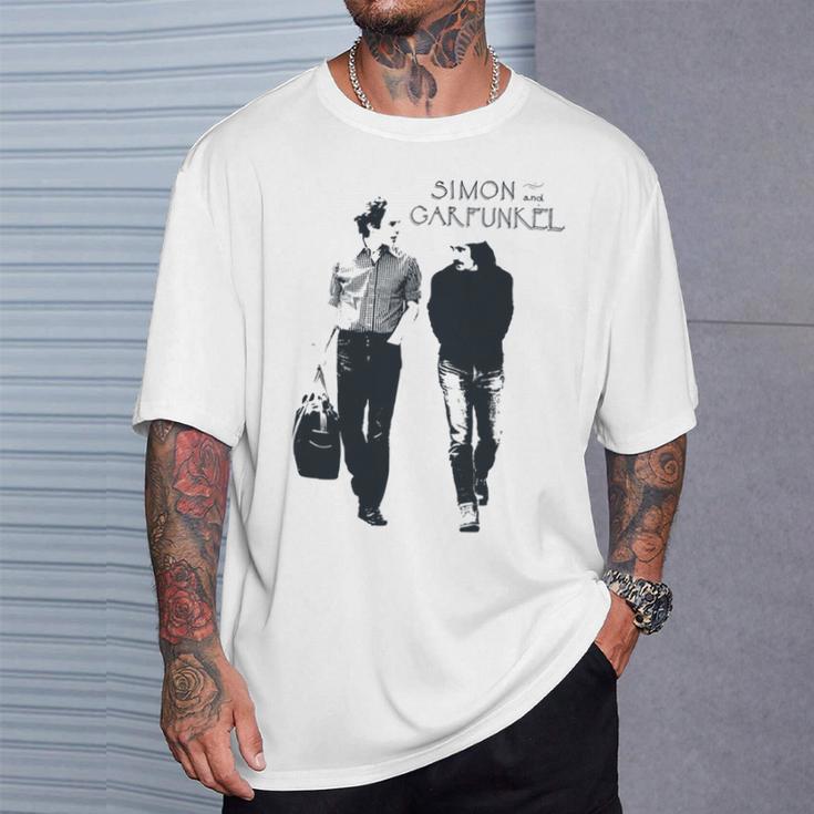 サイモン&ガーファンクル ウォーキング 長袖tシャツ Tシャツ 彼への贈り物