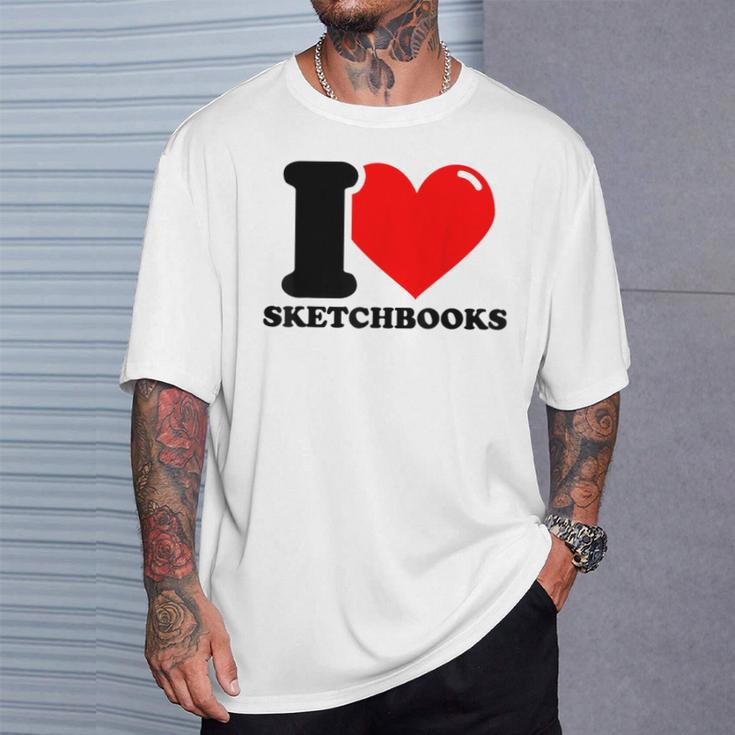 スケッチブックが大好き Tシャツ 彼への贈り物