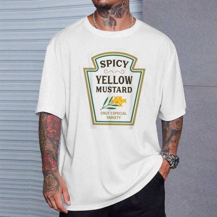 スパイシーイエローマスタードのみ 1 スペシャルバラエティ おもしろマスタード Tシャツ 彼への贈り物