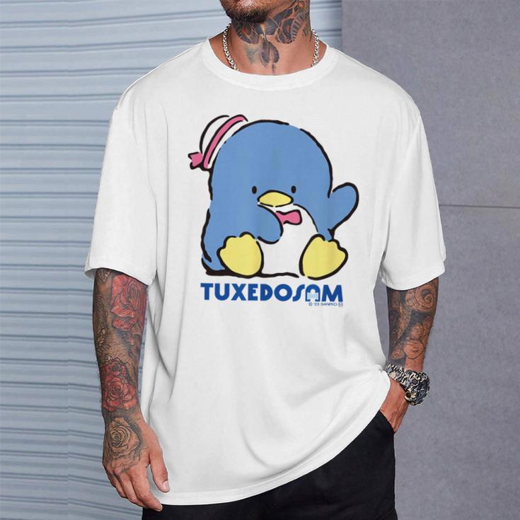 タキシードサム おすわり ダークカラー Tシャツ 彼への贈り物