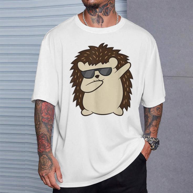 ダビングハリネズミ おもしろハリネズミ Tシャツ 彼への贈り物