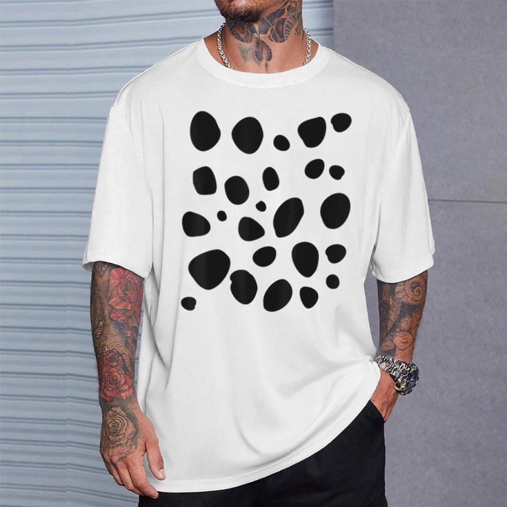 ダルメシアン愛好家のためのダルメシアンパターン ダルメシアンプリント Tシャツ 彼への贈り物