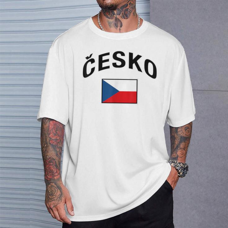 チェコ国旗 誇り高きチェコ語 Tシャツ 彼への贈り物