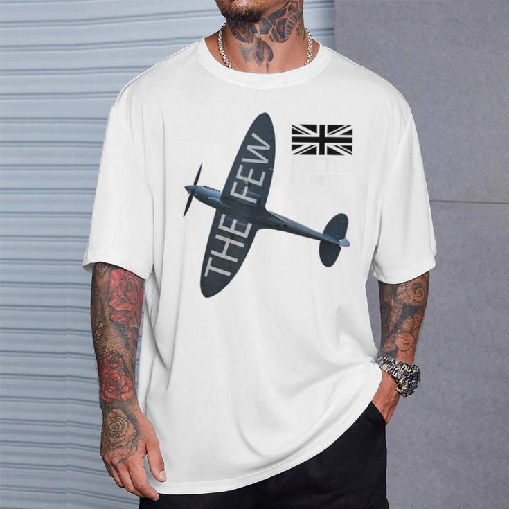バトルオブブリテン イギリス空軍航空機 スピットファイア The Few War 飛行機 Tシャツ 彼への贈り物