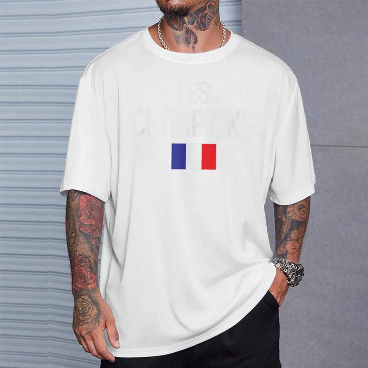 フランス 2018 フットボール サッカー ワールドチャンピオン Tシャツ 彼への贈り物