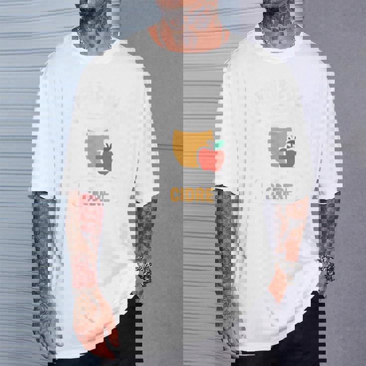 フランスのj'peux Pas J'ai Cidre Cider Lovers Tシャツ 彼への贈り物