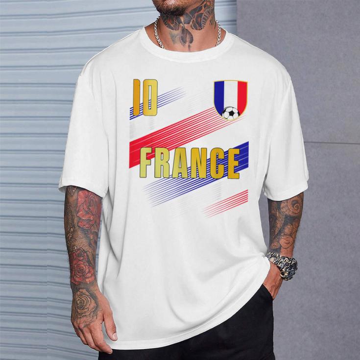 フランス国旗 フランスのプライド愛好家 Tシャツ 彼への贈り物