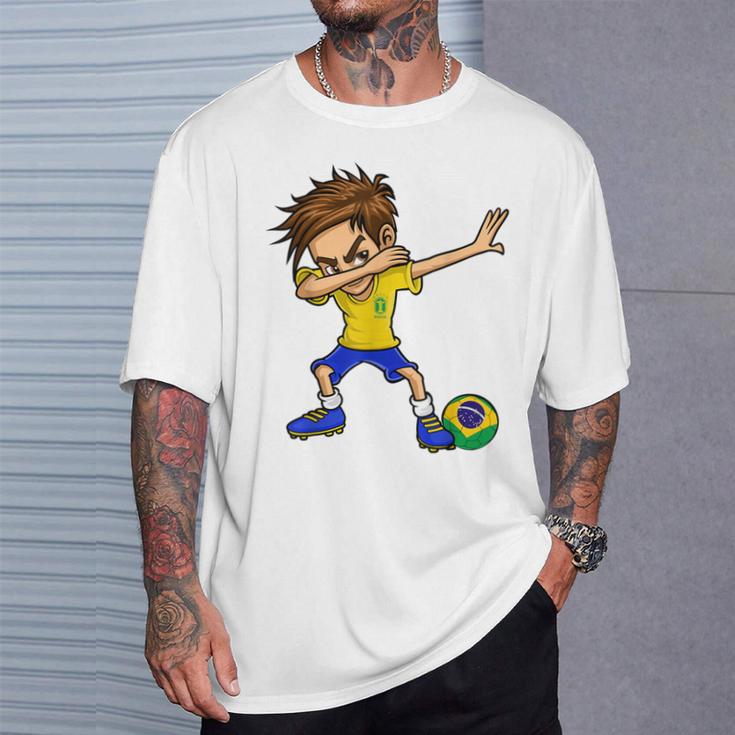 ブラジル国旗 Braziloccer Flag ブラジル代表サッカー Tシャツ 彼への贈り物