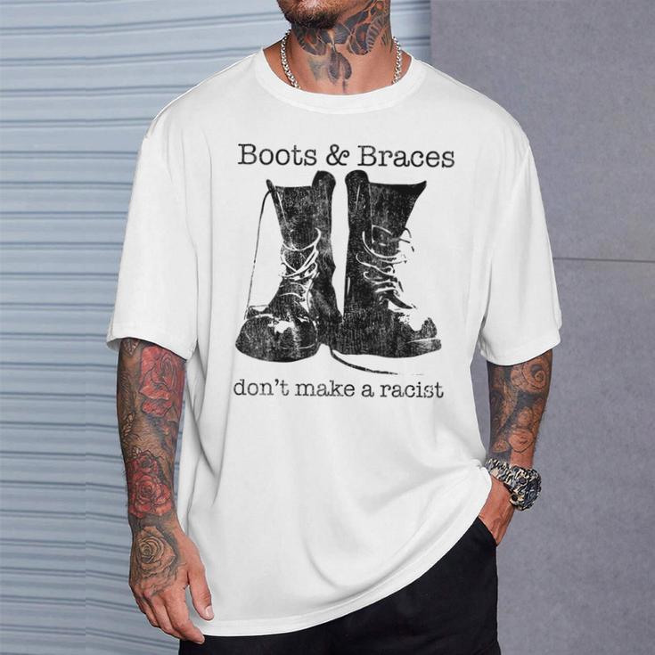 ブーツ&ブレースシャツ 反人種族のスキン スキンヘッド Tシャツ 彼への贈り物