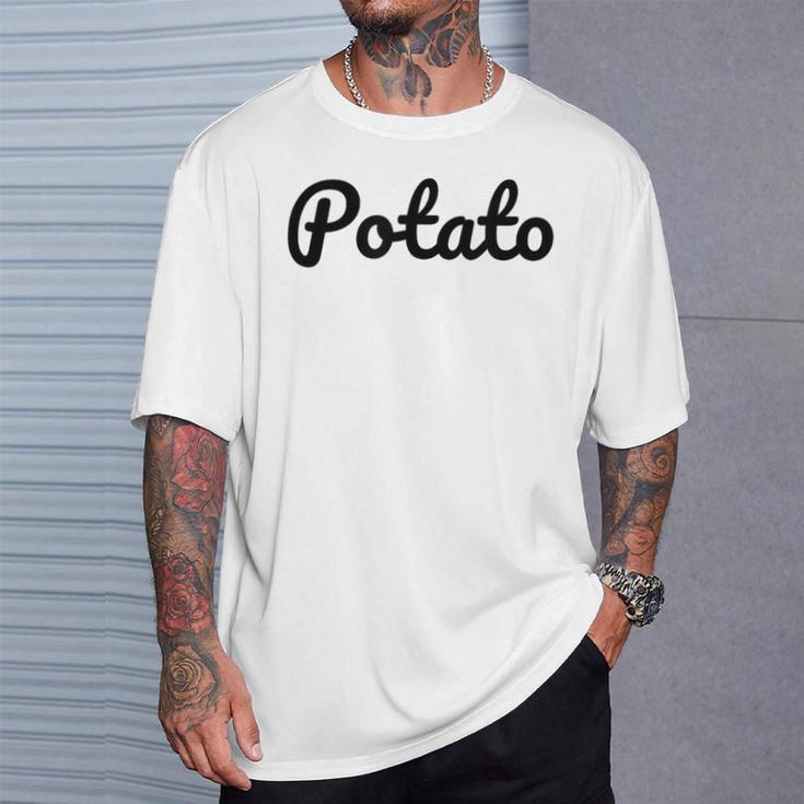 ポテト スクリプト入り Tシャツ 彼への贈り物