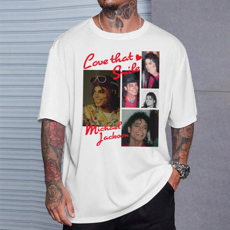 マイケルジャクソン 014 バックプリント Tシャツ 彼への贈り物