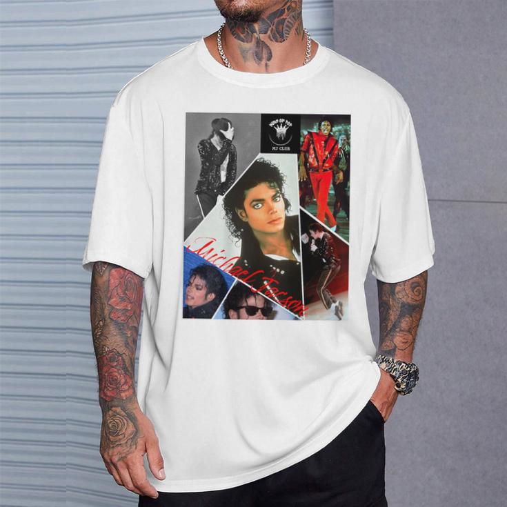 マイケルジャクソン 021 バックプリント Tシャツ 彼への贈り物