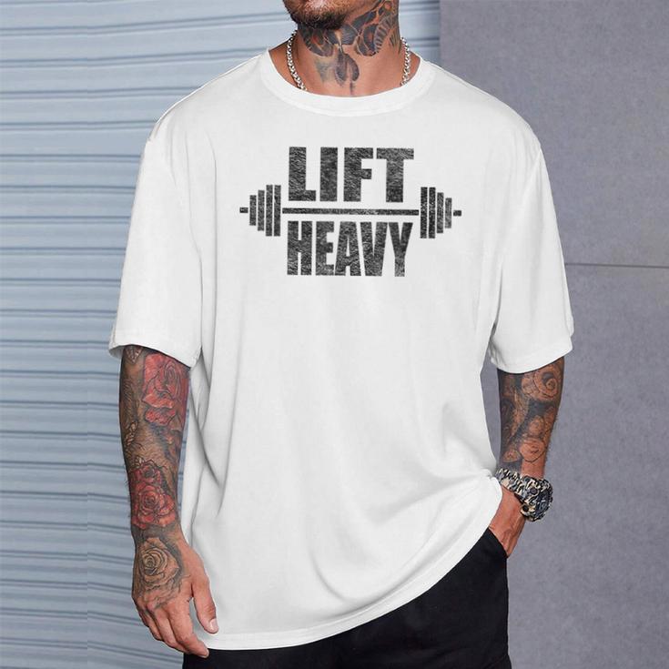 リフトヘビーバーベル ウェイトリフティング ワークアウトジム Tシャツ 彼への贈り物