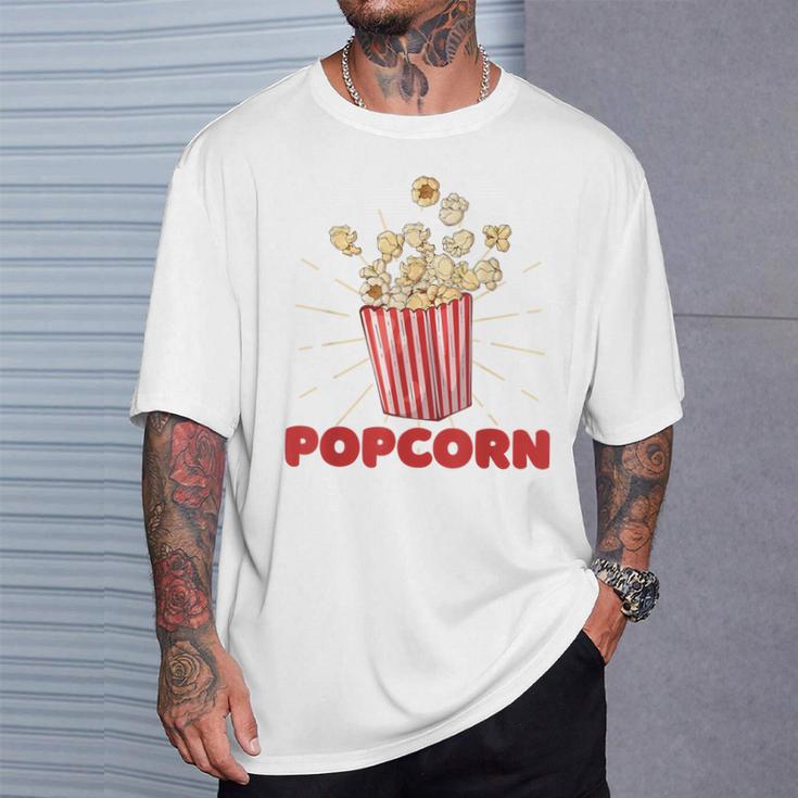 レトロポップコーン Tシャツ 彼への贈り物