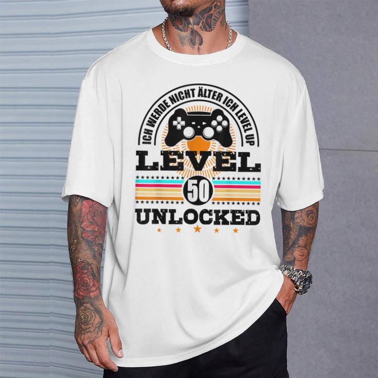 レベル50 I Will Not Older I Level Up 50Th Birthday Tシャツ 彼への贈り物