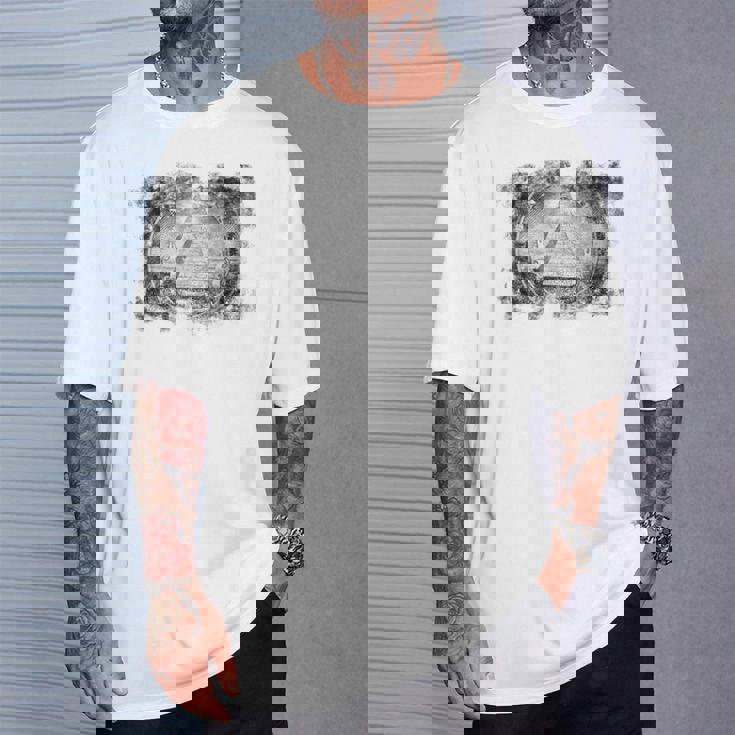 ヴィンテージ イルミナティ オールシーイング アイ ダラー フリーメイソン Tシャツ 彼への贈り物