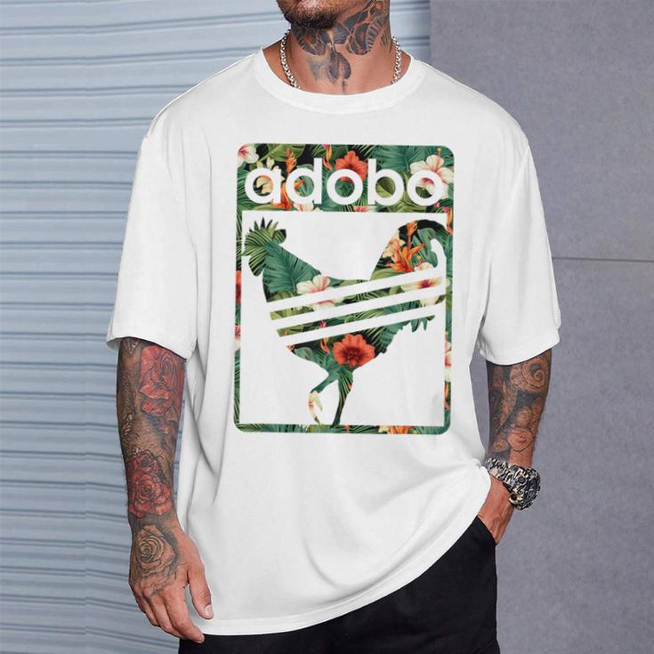ヴィンテージ フローラル ピノイ アドボ Tシャツ 彼への贈り物