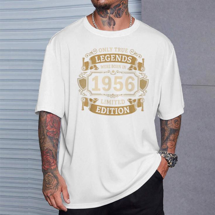 伝説は1956年にヴィンテージ70歳の誕生日に生まれました70歳 Tシャツ 彼への贈り物