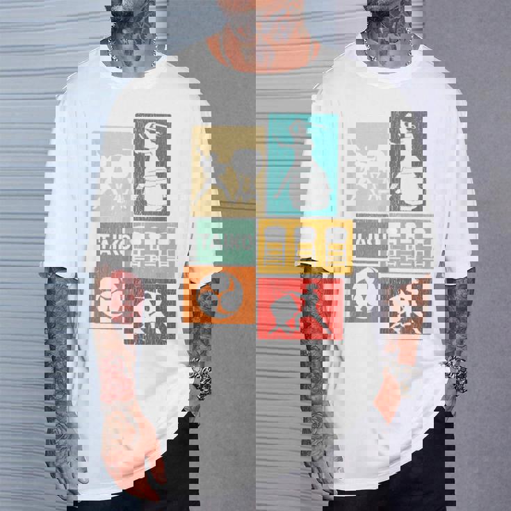 太鼓 みつどもえ ヴィンテージ 太鼓ドラマー Tシャツ 彼への贈り物