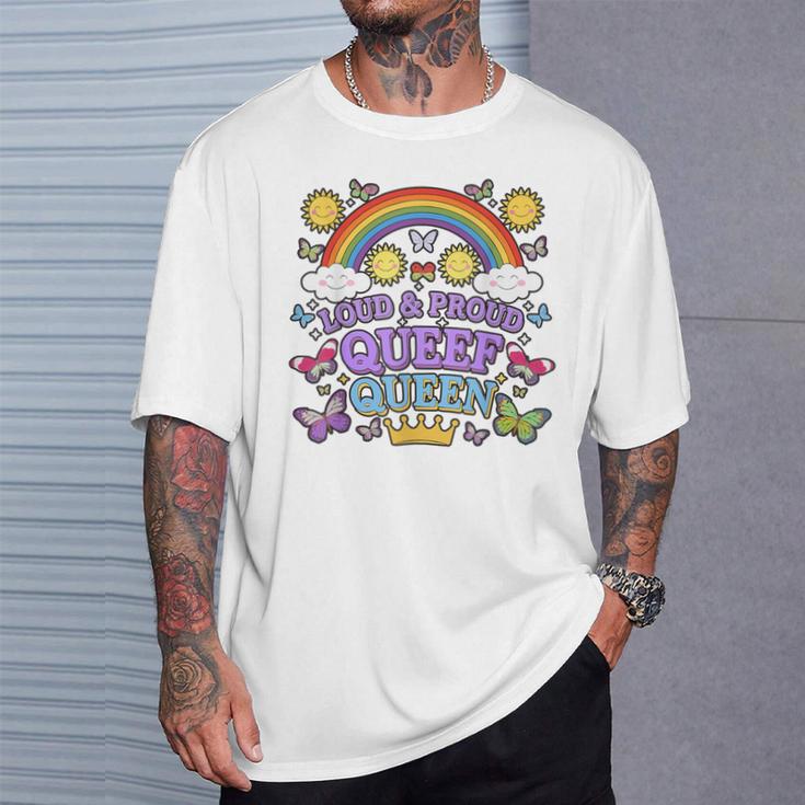 恥ずかしいクィーフ クイーン キューフィング 不適切なおなら キューフィング Tシャツ 彼への贈り物