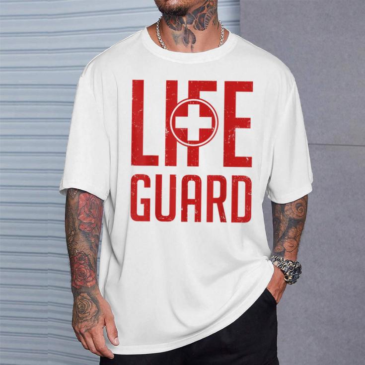 救命救急救命士のライフセーバー Lifeguard Tシャツ 彼への贈り物