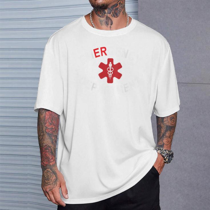 救急科 救急室 看護師 Er 看護師 背中 Tシャツ 彼への贈り物