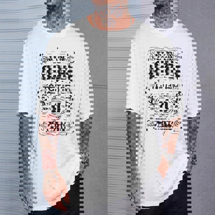 私たちは一緒にゴールデンです 40周年結婚40周年 Tシャツ 彼への贈り物