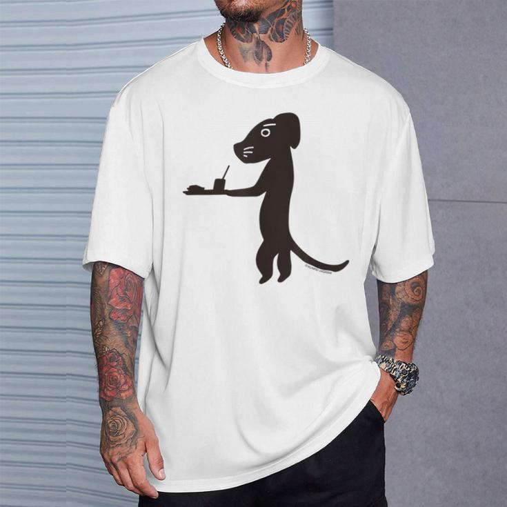 詩とメルヘン 東君平 インド洋の犬 Tシャツ 彼への贈り物