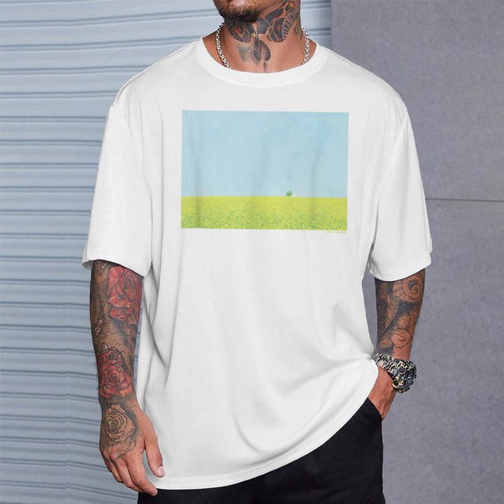 詩とメルヘン 葉祥明 タンポポ畑 Tシャツ 彼への贈り物