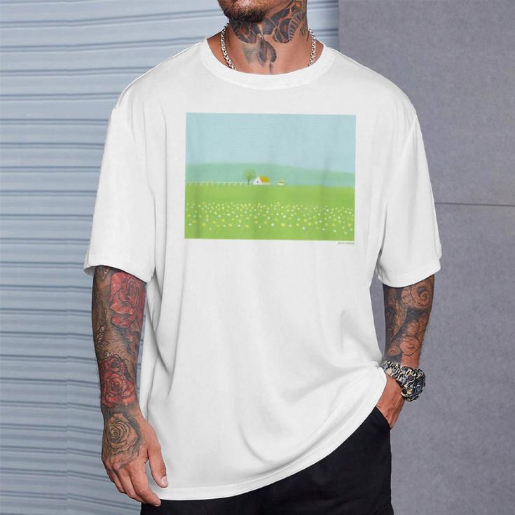 詩とメルヘン 葉祥明 穏やかな時 Tシャツ 彼への贈り物