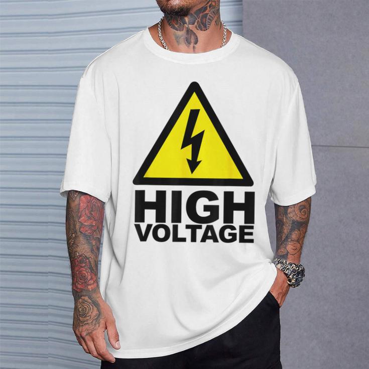 電気技師 高電圧 Tシャツ 彼への贈り物