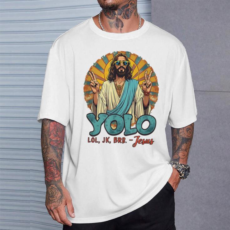 面白いキリスト復活祭の日イエス Tシャツ 彼への贈り物