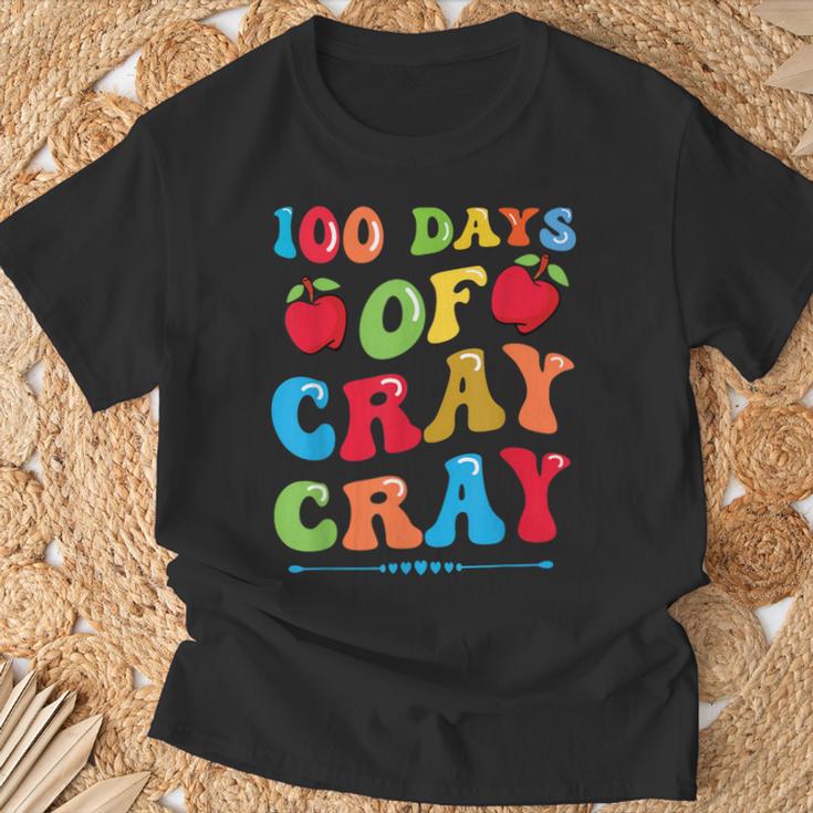 100 Days Of Cray Cray Apples And Books T-Shirt Gifts for Old Men