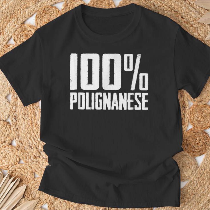 100 Polignanese Polignano A Mare Tシャツ 高齢者への贈り物