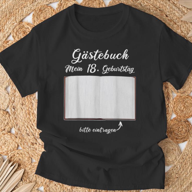 18th Birthday Guestbook Record Hie Party T-Shirt Gifts for Old Men 18th Birthday Guestbook Record Hie Party T-Shirt Gifts for Old Men