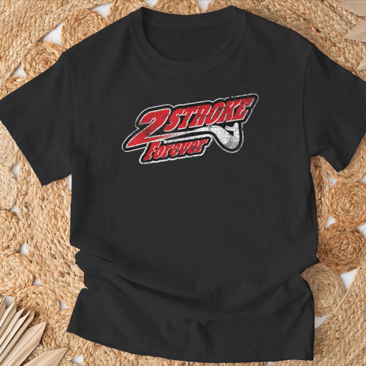 2ストローク フォーエバー モトクロス&エンデューロライダー Tシャツ 高齢者への贈り物