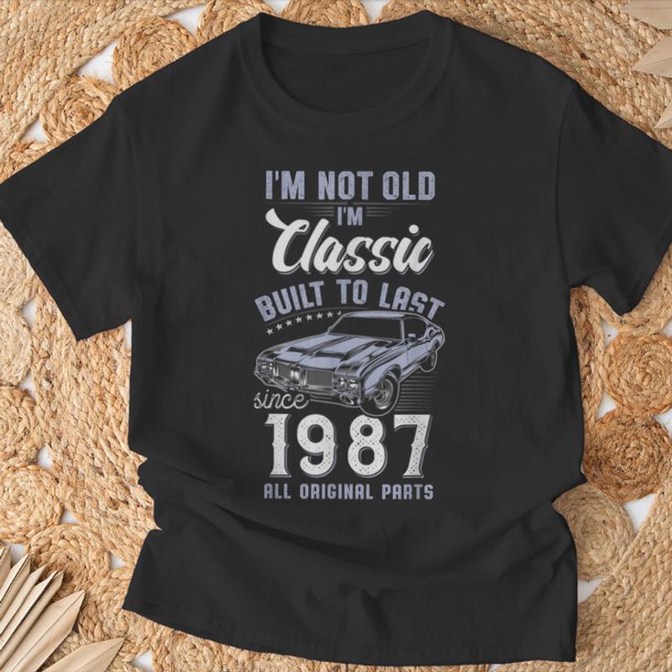 39歳の誕生日 1987年クラシックカー Tシャツ 高齢者への贈り物