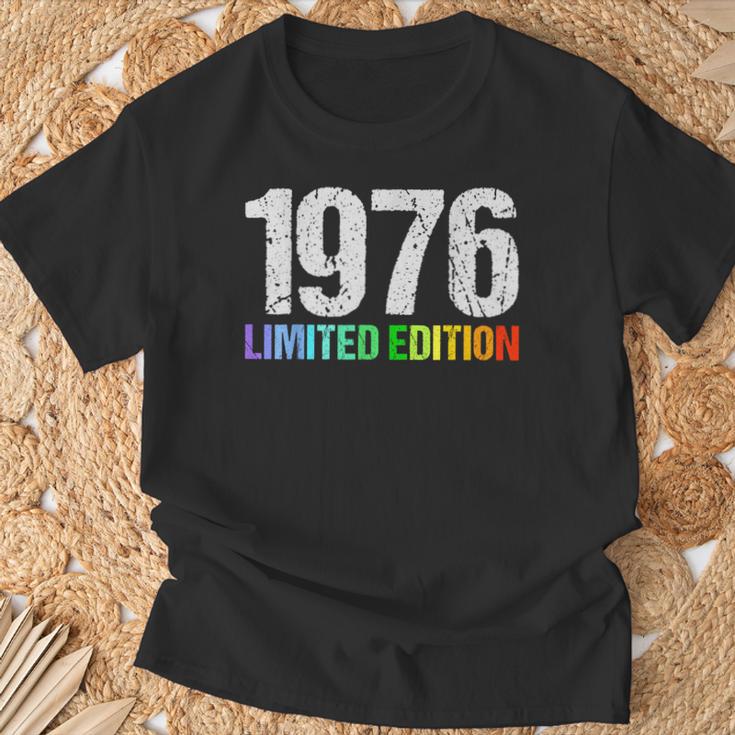 49 Cumpleaños Hombre 49 Años 1976 Decoración Divertido Regalo Camiseta unisex Regalos para ancianos