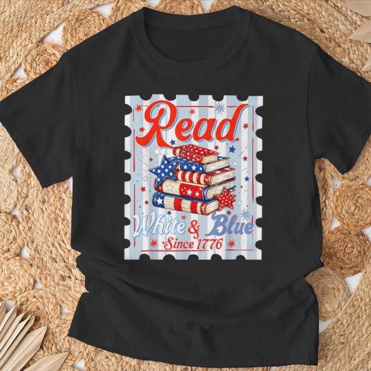 4th Of July Patriotic Read Blue Books Men Women Kid T-Shirt Gifts for Old Men 4th Of July Patriotic Read Blue Books Men Women Kid T-Shirt Gifts for Old Men