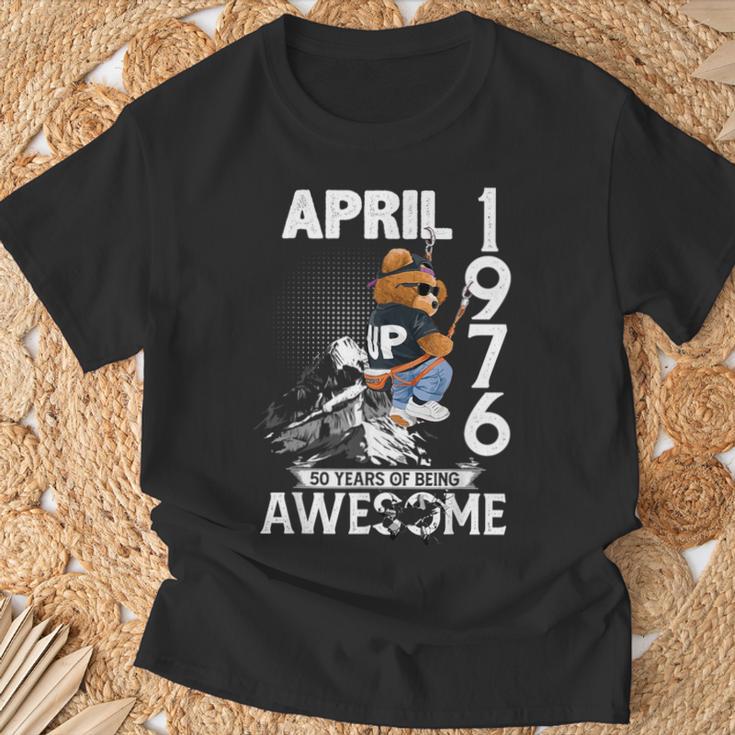 50Th Birthday Legends April 1976Intage 50 Years Old Tシャツ 高齢者への贈り物