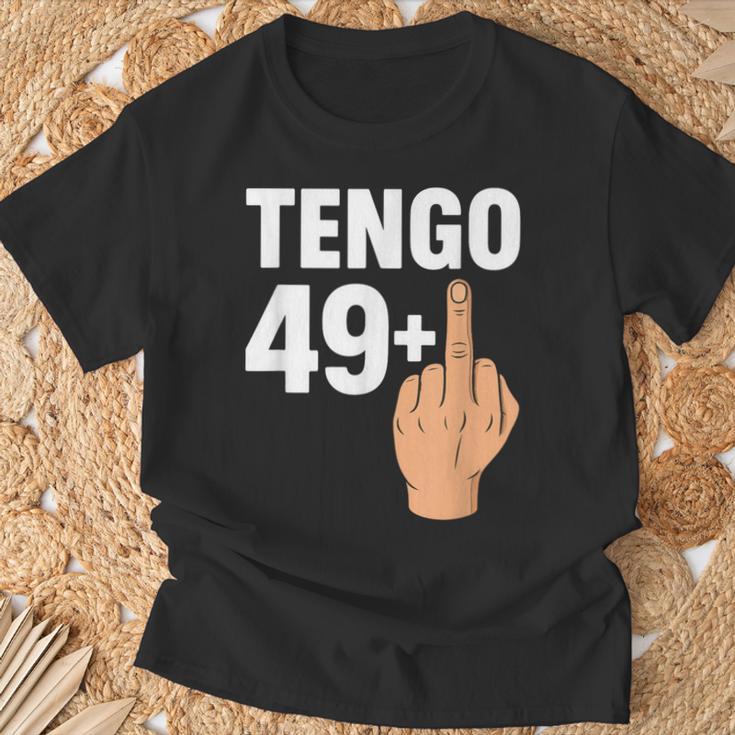 50歳の誕生日 おもしろユーモア 49 プラスワン オリジナルパーティー Tシャツ 高齢者への贈り物