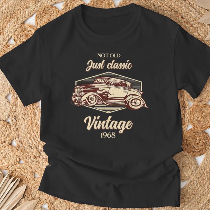 56 歳の誕生日プレゼント男ヴィンテージ 1968 年ではない古いクラシックカーの楽しみ Tシャツ 高齢者への贈り物
