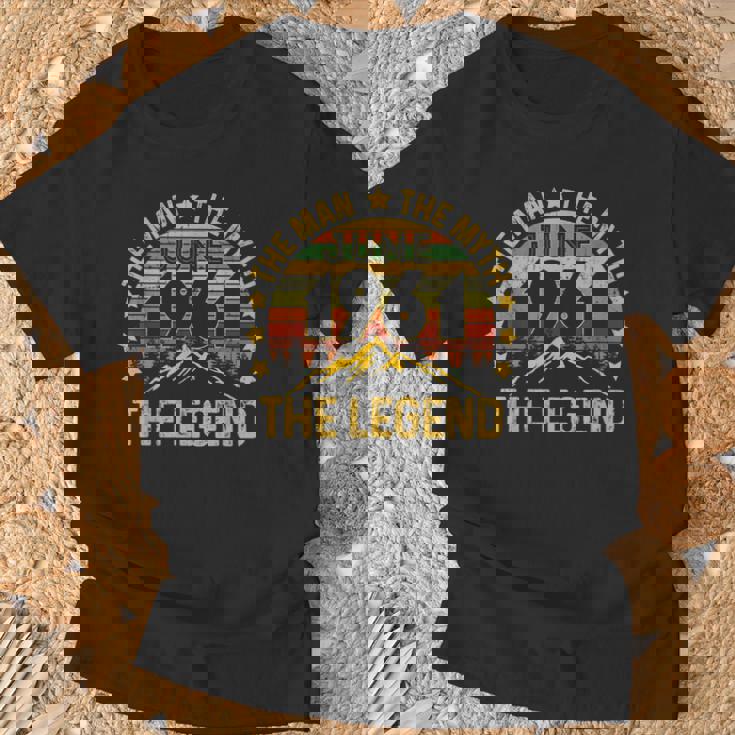 60 Years Old Birthday The Man Myth Legend 1961年6月 Tシャツ 高齢者への贈り物