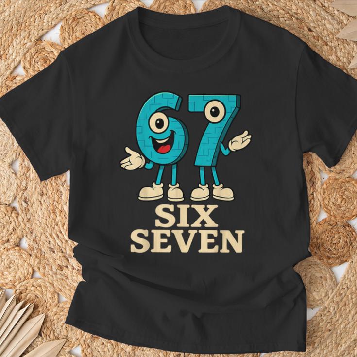 67 シックスセブン 6-7 面白いイタリアンブレインロットスラングゲームミーム Tシャツ 高齢者への贈り物